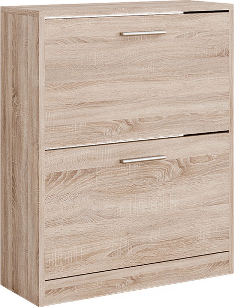 Schuhschrank Vicco Gizmo Sonoma 59 x 72.5 cm 2 Fächern, Model 49406