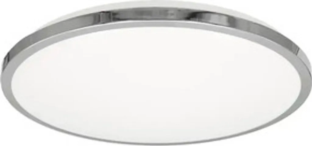 Plafonnier LED Étanche IP44 Sapho Silver 29 cm - Finissez-en avec l'humidité