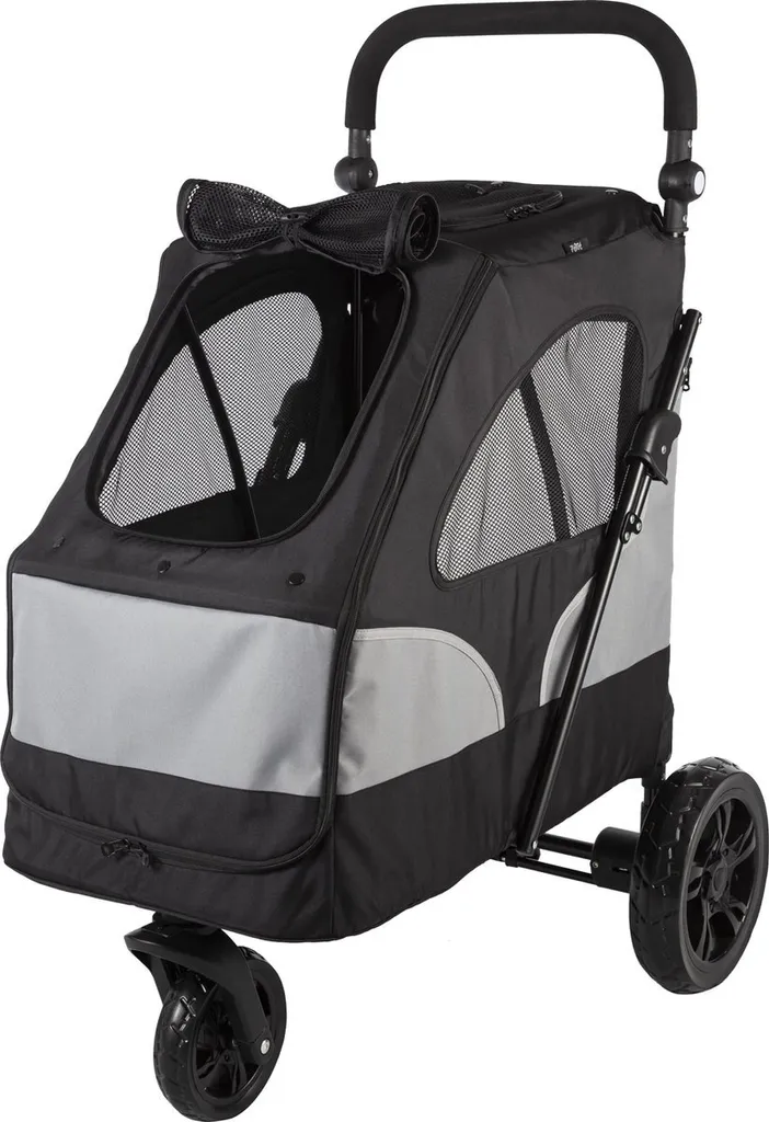 Poussette Chien HiPet Flash Pliante et Légère - Supporte jusqu'à 20 kg