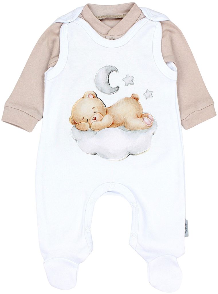 TupTam Baby Mädchen Jungen Strampler mit Langarmshirt Produktbild 