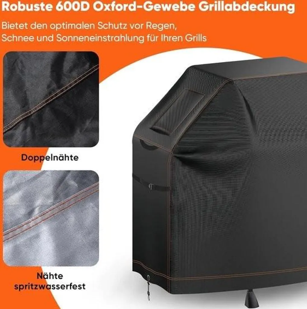 Housse de protection barbecue imperméable avec fenêtre d'aération - 4