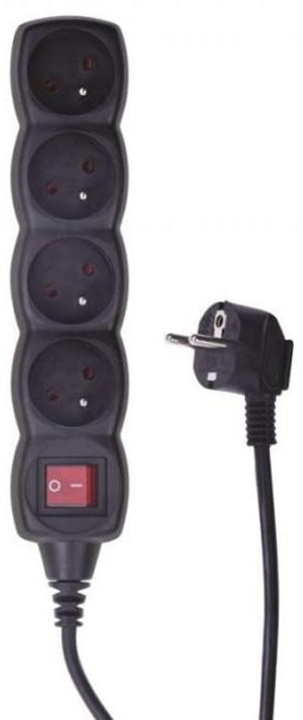Multiprise électrique 4 prises avec interrupteur, câble de Image du produit 