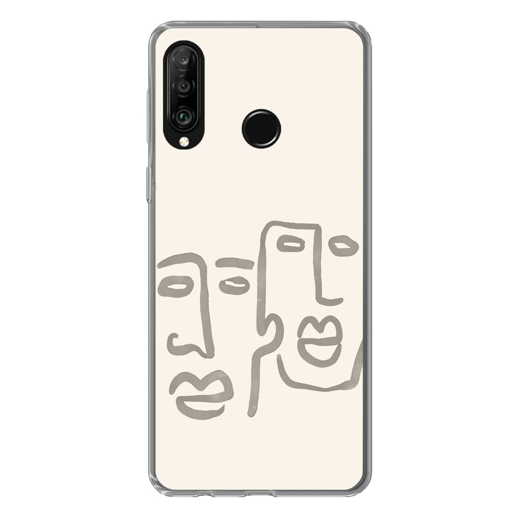 MuchoWow® Handyhülle Schutzhülle Hülle für Huawei P30 Lite Produktbild 
