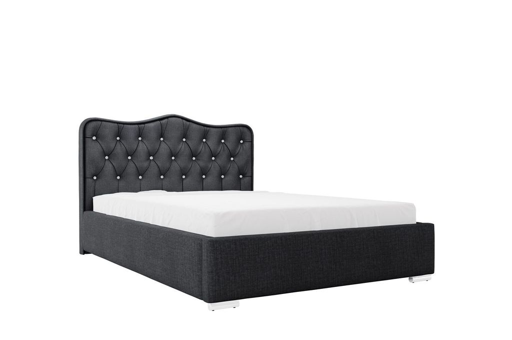 Einzelbett SANTORINI - 120x200, Graphit