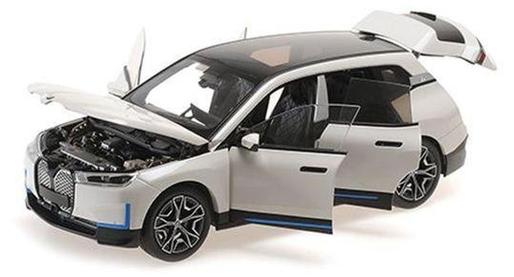 Minichamps BMW iX - 2022 - WHITE METALLIC 110023102 Produktbild 