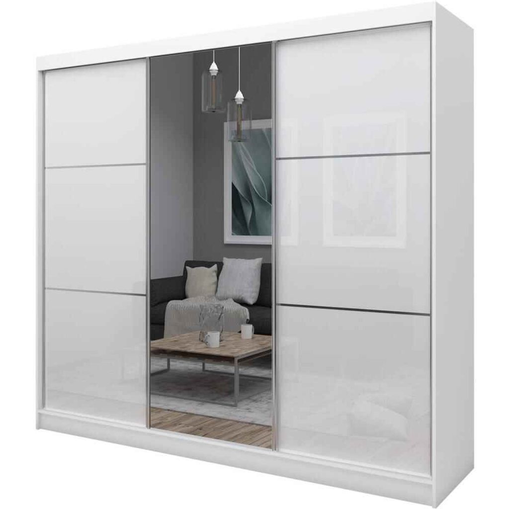 BEAUTYSOFA Schrank mit Schwebetüren VIVA 240cm - Produktbild 