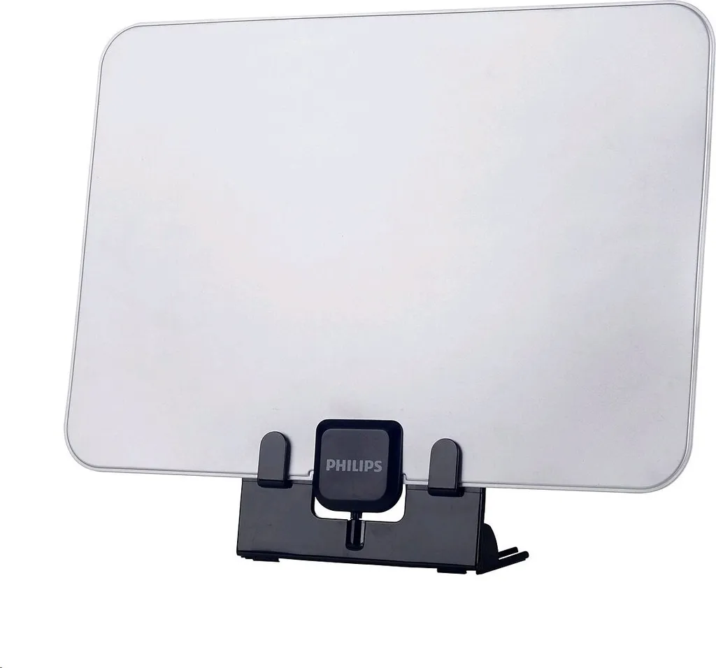 Antenne Intérieure Philips pour TNT HD avec Filtre 4G Câble 2m Rouge