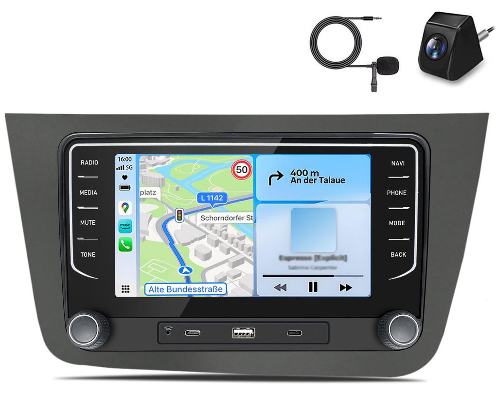 Autoradio Kamera Für Seat Altea 2004-2015 Seat Toledo Produktbild 