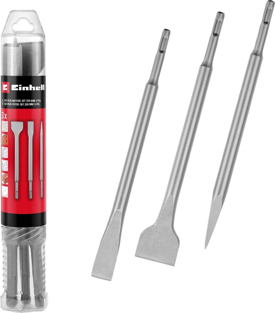 Einhell Sds Plus 3-Teiliges Meisselset Produktbild 