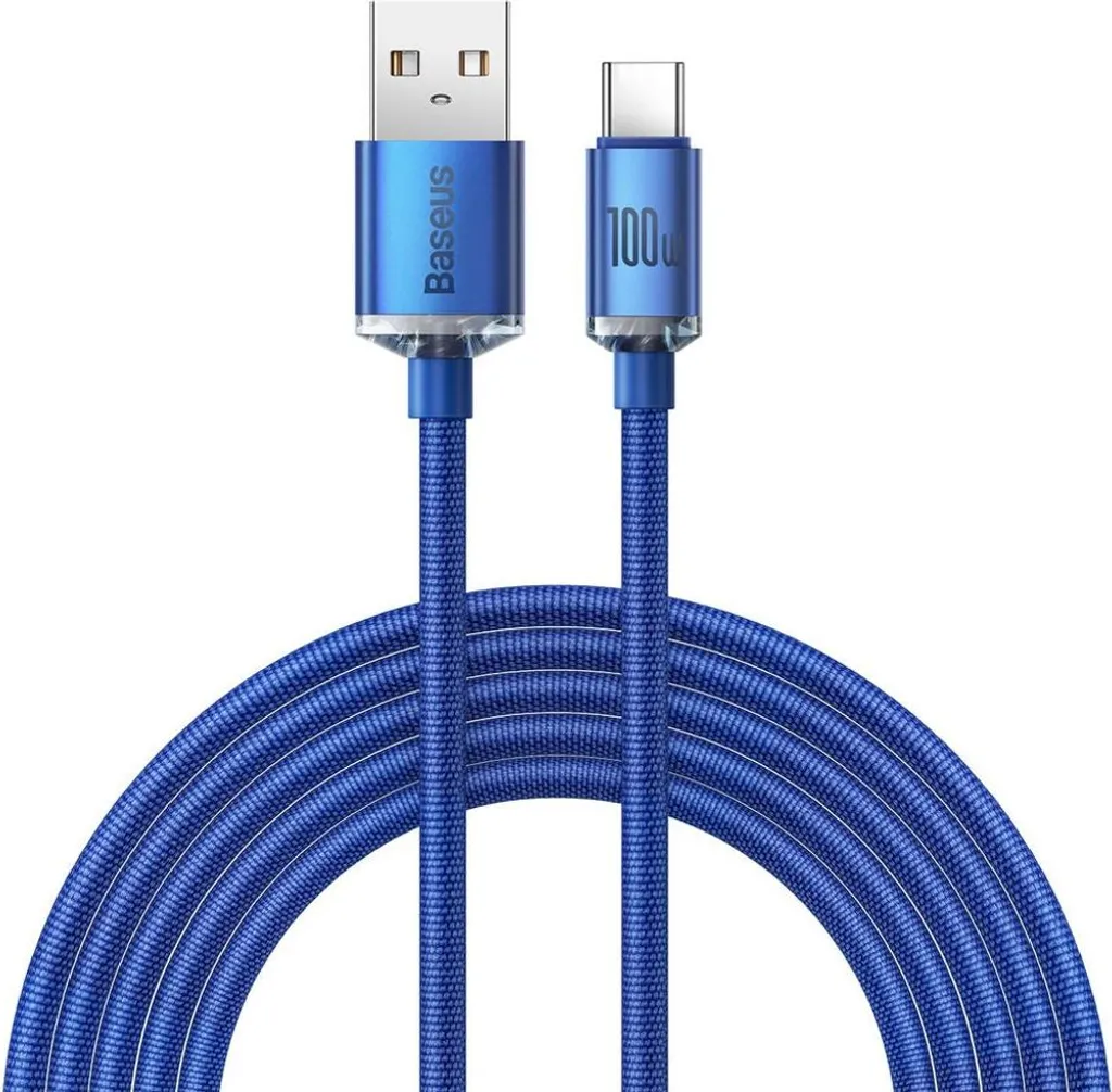 Baseus Cavo Di Ricarica Robusto Type-C Da 3 Metri, 2A, USB A A Lightning - Lungo E Resistente Per IPhone E IPad - 3