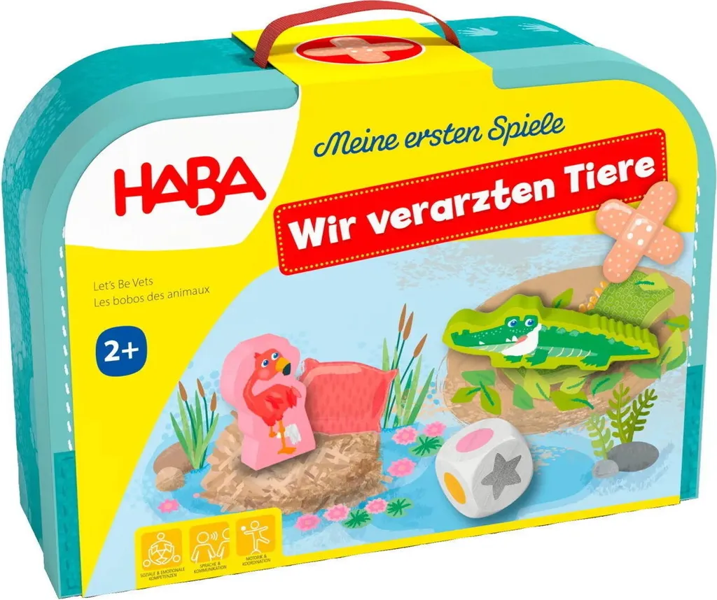 Jeu d'imitation vétérinaire Haba Mes premiers jeux en bois de hêtre