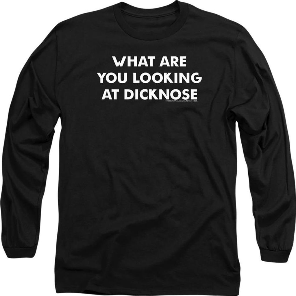 Teen Wolf - "Looking At" T-Shirt für Herren/Damen Uni, Langärmlig TV28240 (XL) (Schwarz)