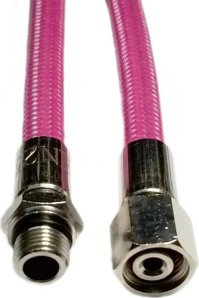Tuyau détendeur souple Metalsub Flex rose 76 cm contre les tiraillements