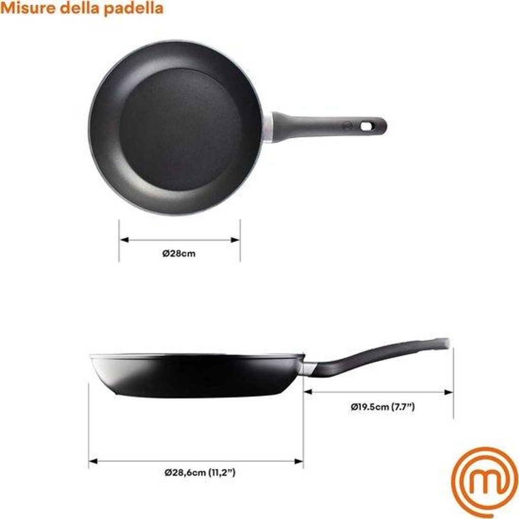 24cm Antihaft-Pfanne für Induktion Herd Gas Keramik