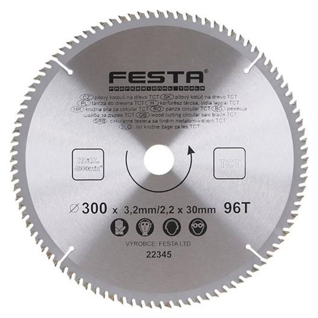 Kotouč pilový FESTA SK 300/3.2/30mm 96T 22345 Obrázek produktu 