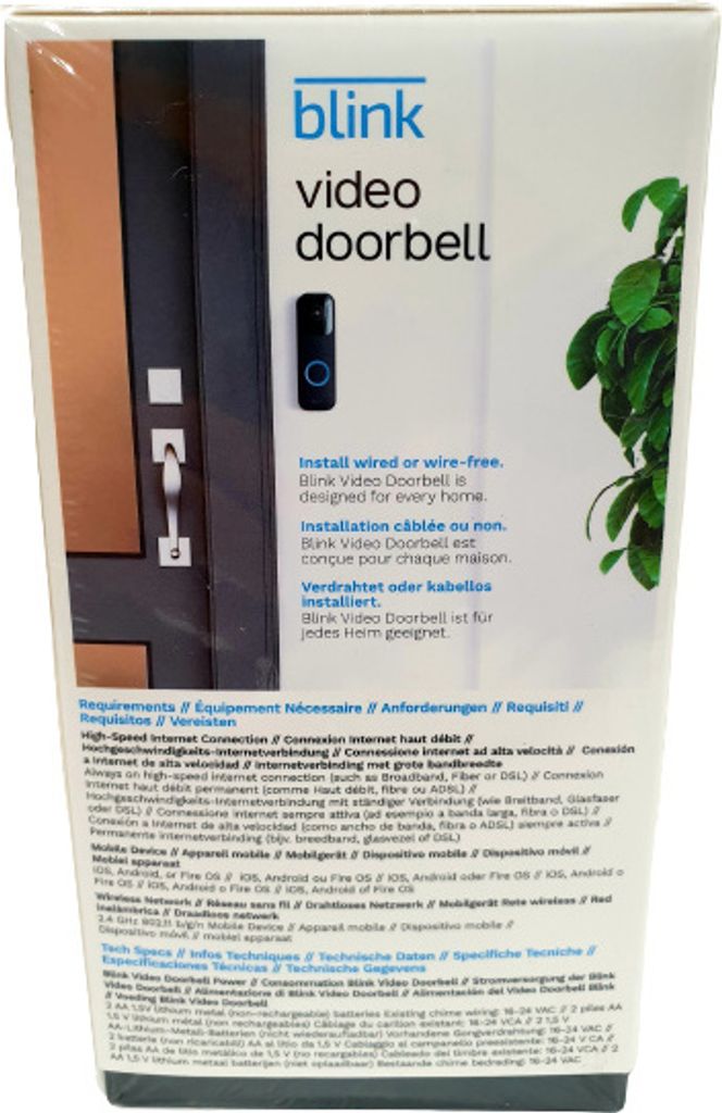 blink video doorbell installation instructions