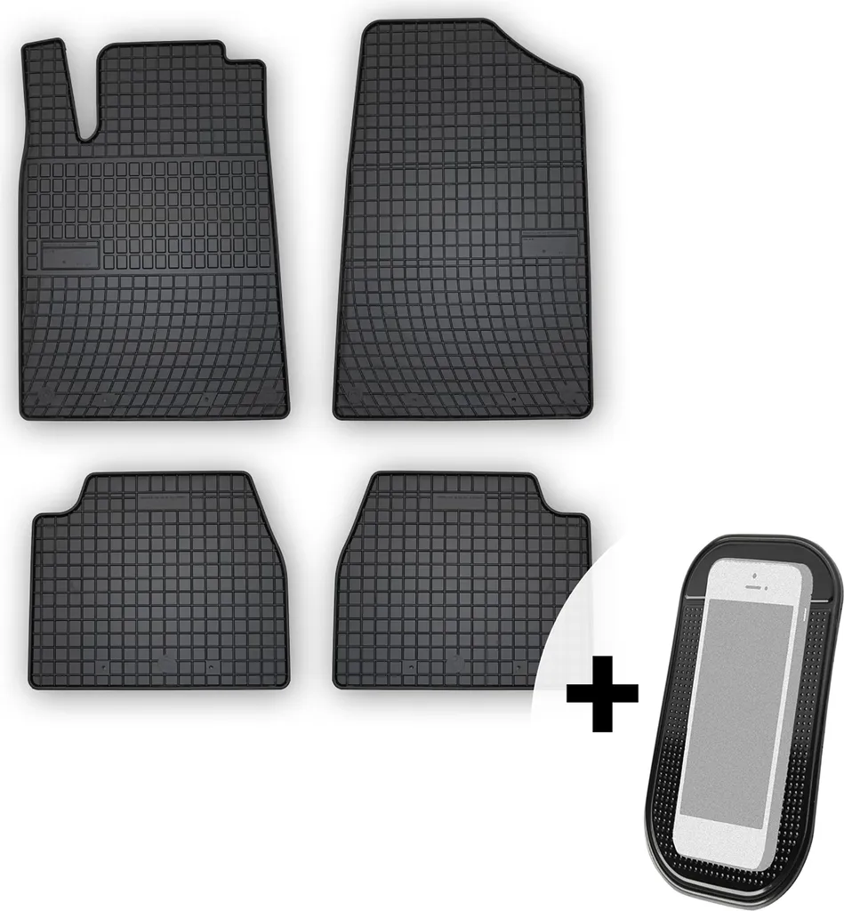 Tappetini Gomma Peugeot 607 (1999-2010) - Set 4 Pezzi Alta Qualità