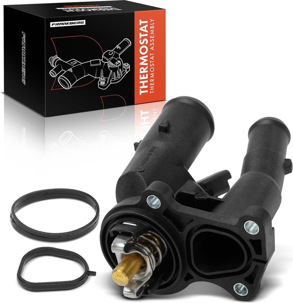 Frankberg 1x Thermostat Kühlmittel für Ford C-Max DM2 Fiesta V JD JH Focus II DA DP HCP 2.0L