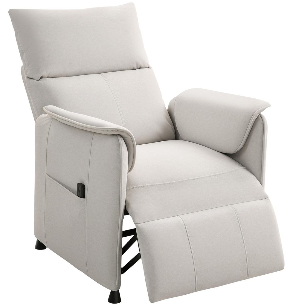 HOMCOM Relaxsessel Elektrisch Fernsehsessel mit Liegefunktion Bürstenloser Motor