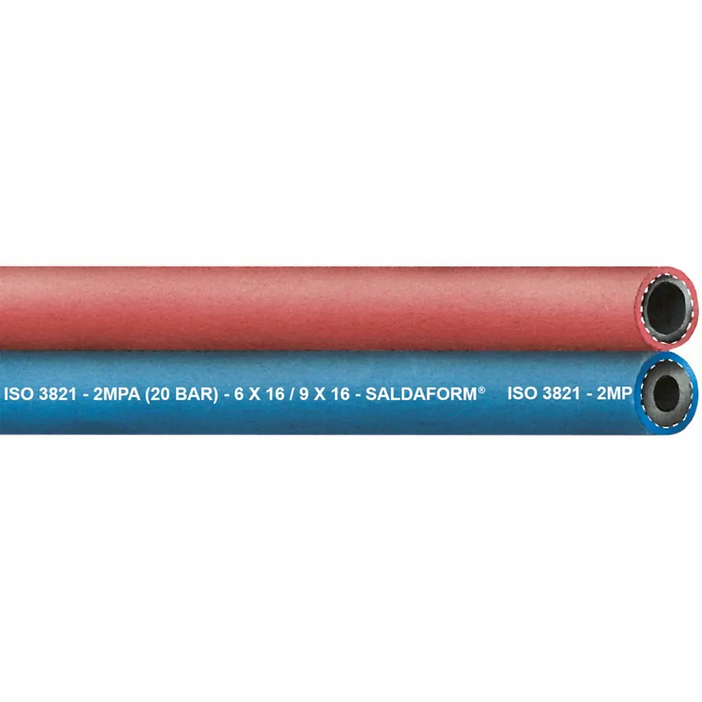 Tuyau de Chalumeau 6mm pour Soudure Oxy-Acétylénique - Bobine de 50m