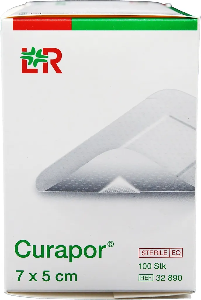 Stock 100x Curapor 5x7 cm Medicazioni Chirurgiche Sterili Prezzo Offerta
