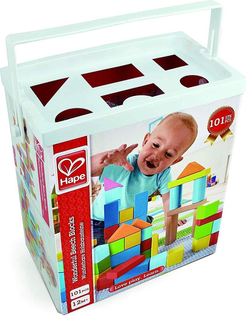 Hape Nádherné drevené stavebnice - 101 dielov Obrázok produktu