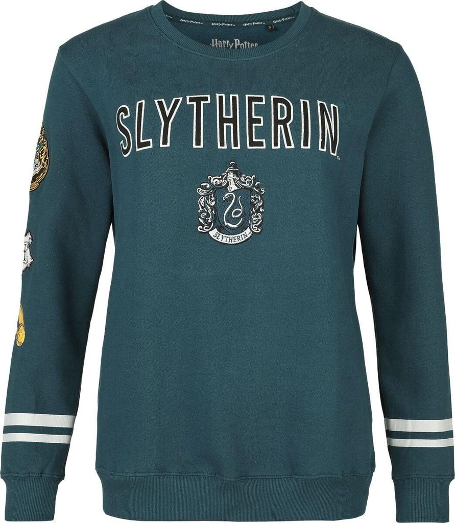 Harry Potter Sweatshirt Damen Slytherin - Antic grün M Produktbild 