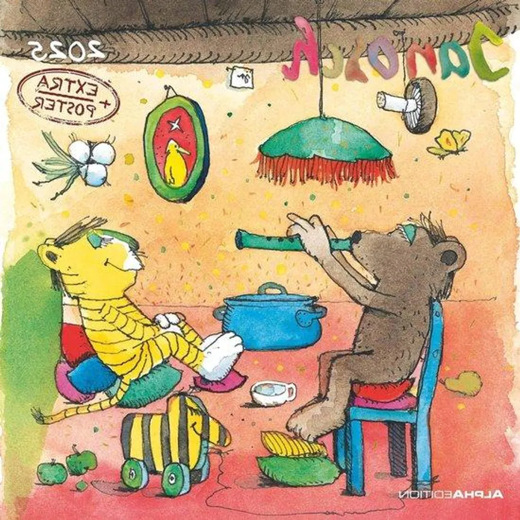 Calendrier 2025 de Planning Enfant : Organiseur Mural Déco 30x30 cm