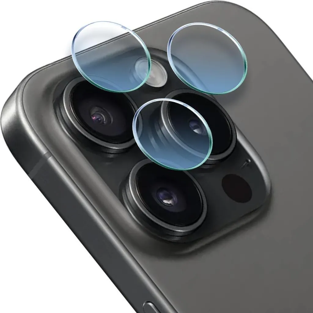 Coque de caméra hybride iPhone 15 Pro Max transparente antichoc rigide