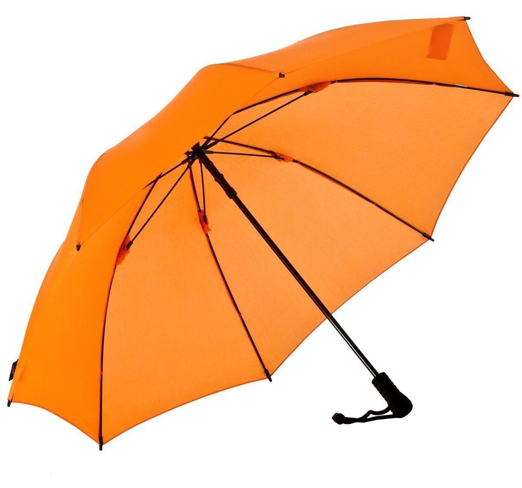 Regenschirm Damen Herren Trekking Wanderschirm Trageköcher Swing liteflex Uni Orange