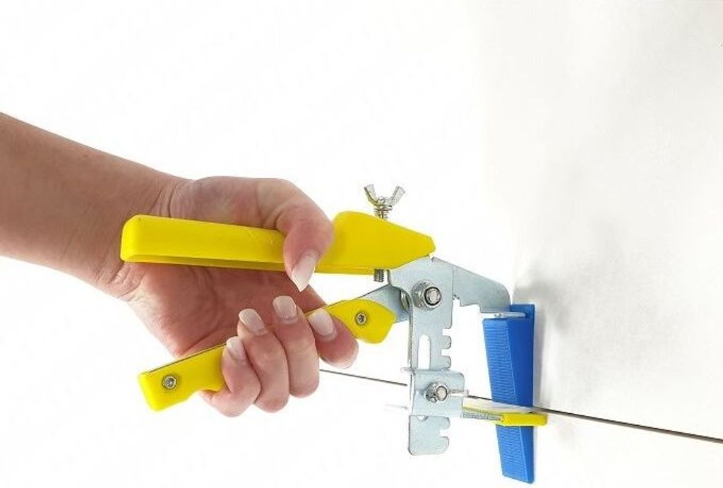 Zange Gelb für Wandfliesen Fliesen Nivelliersystem Verlegesystem Fliesenverlegung Fliesenverlegehilfe Fliesenverlegesystem Fliesennivelliersystem