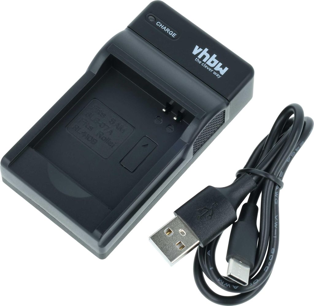 vhbw USB-C Ladegerät kompatibel mit Rollei Actioncam 230, Produktbild 