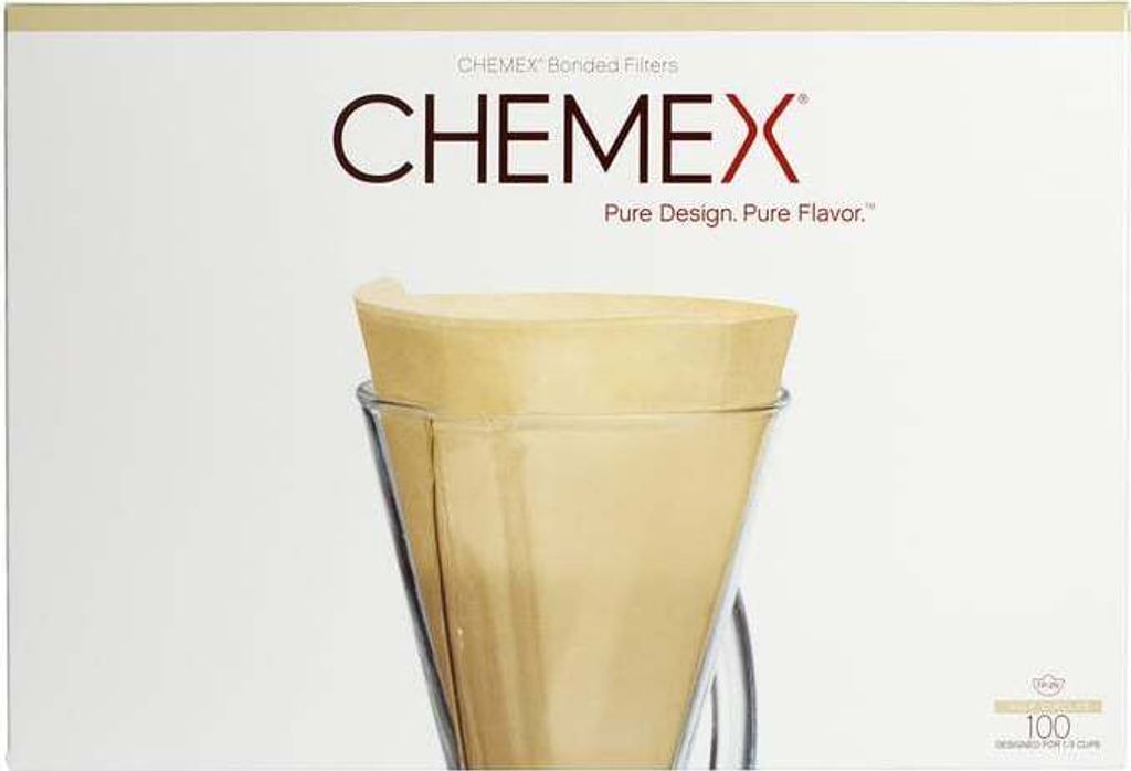 CHEMEX Papierfilter für Kaffee Größe 3 / Kaffeefilter / 100 Stück