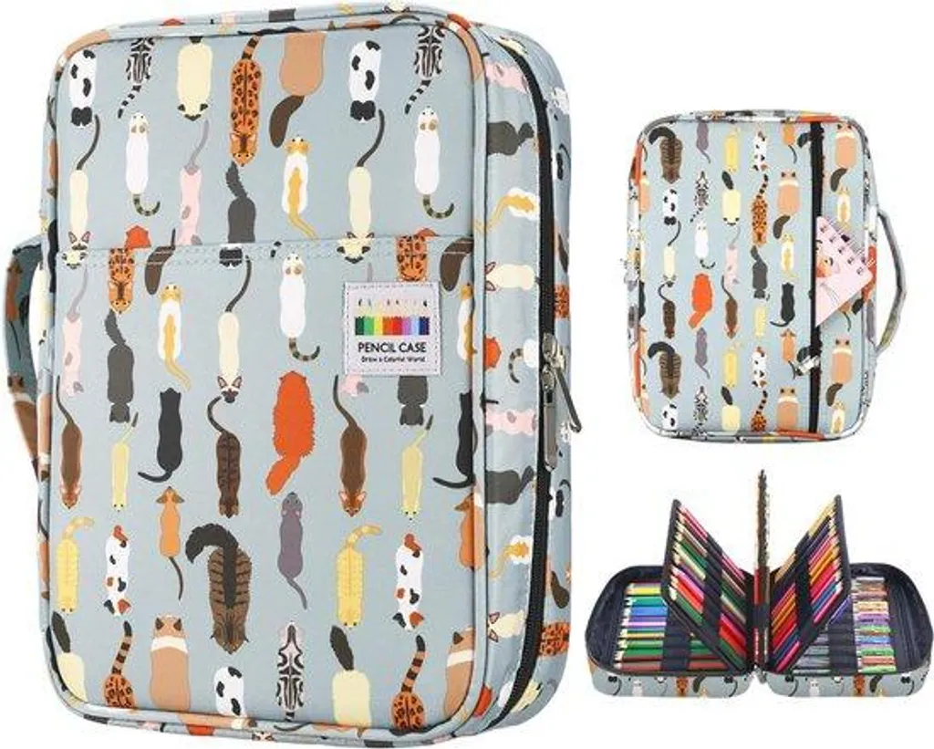 Trousse de dessin 220 fentes pour ne plus perdre vos crayons de couleur