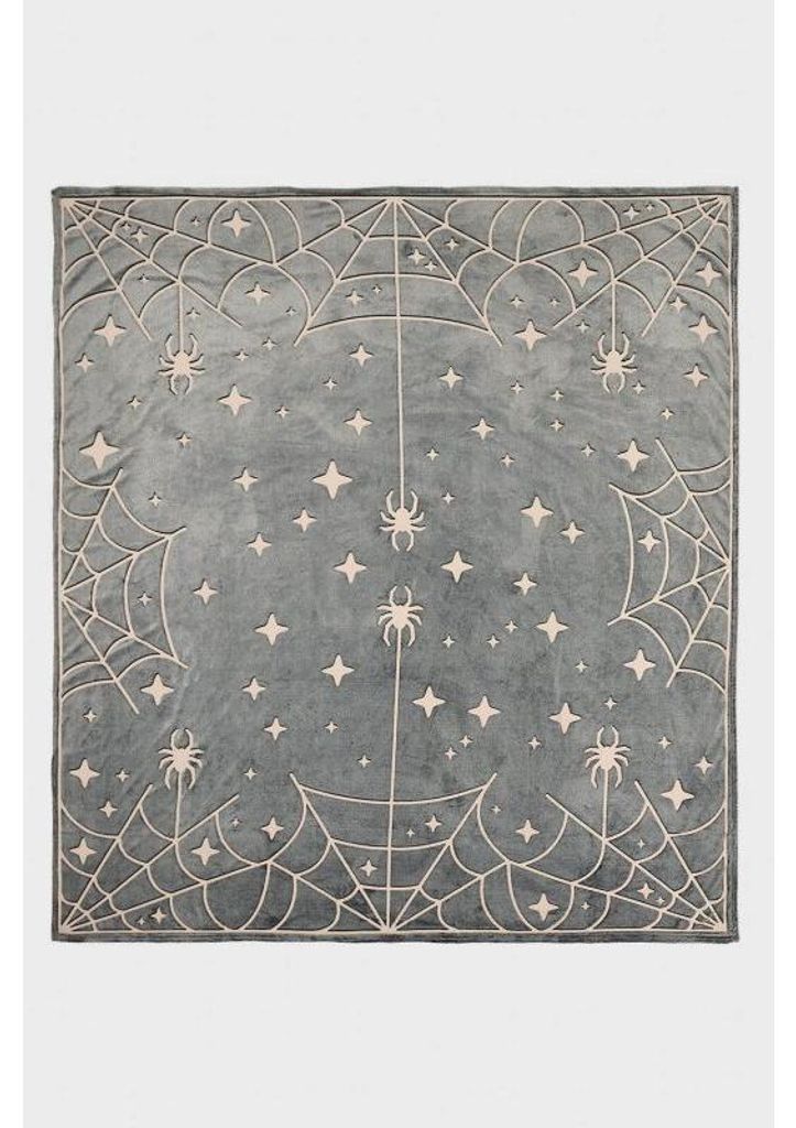 KILLSTAR Decke - Spider Space (Glow in the Dark) Produktbild 