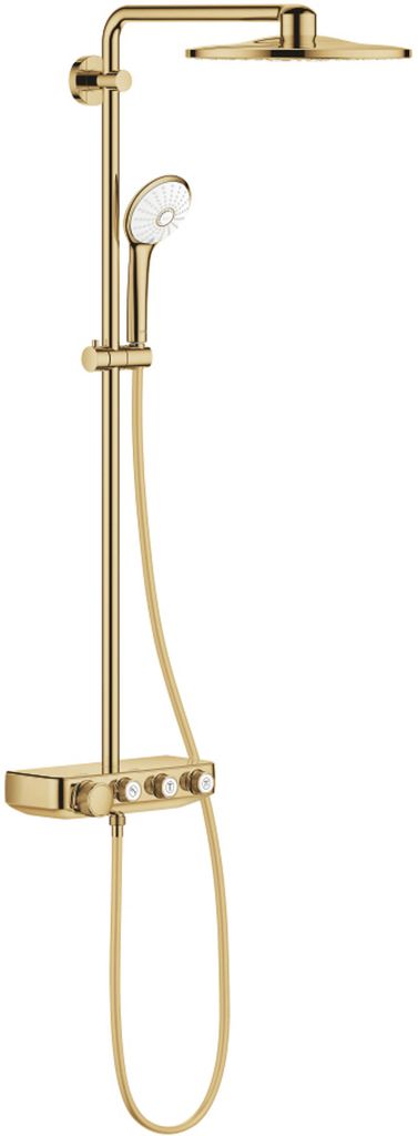 Grohe Duschsystem Euphoria SmartC 310 Duo m AP-Thermostat, Wandmontage, cool sunrise