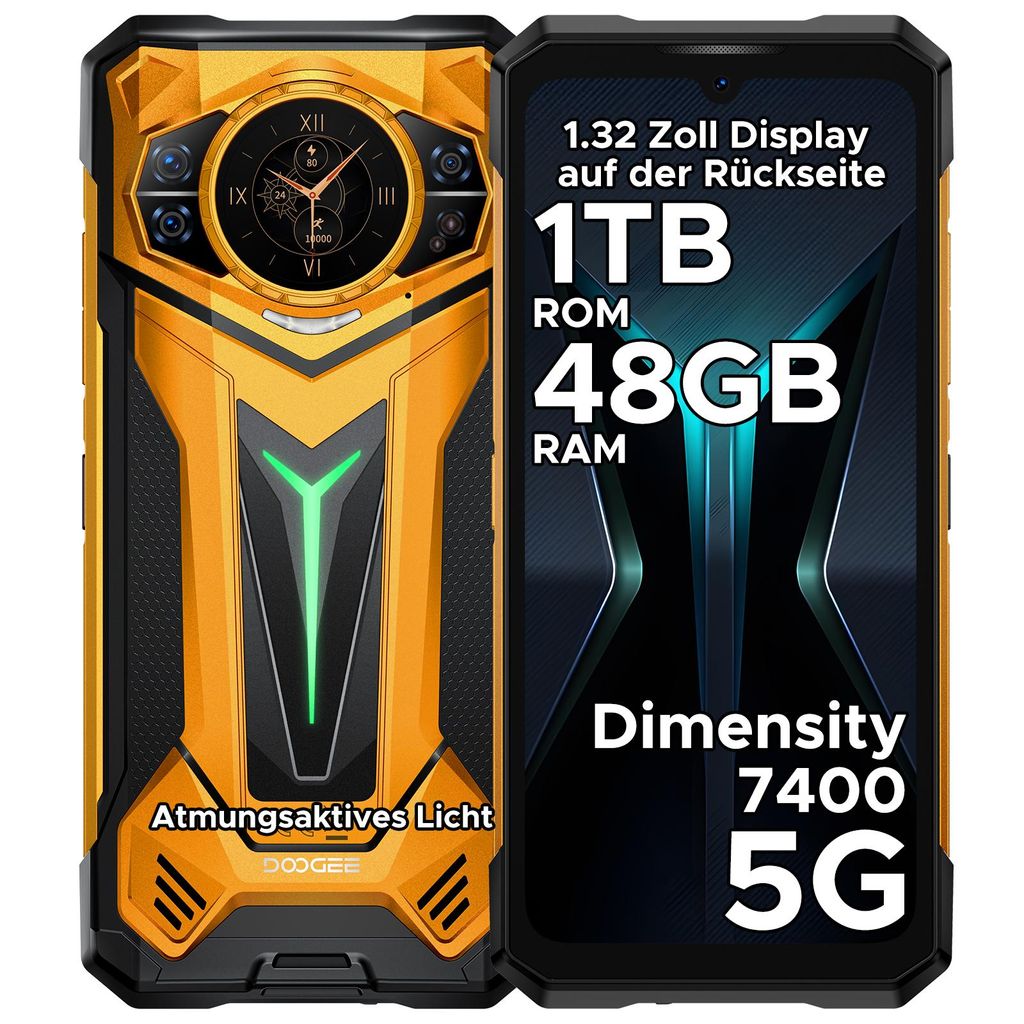 DOOGEE S200 Ultra Rugged Smartphone Handy, 5G, IP68/IP69K, Produktbild 