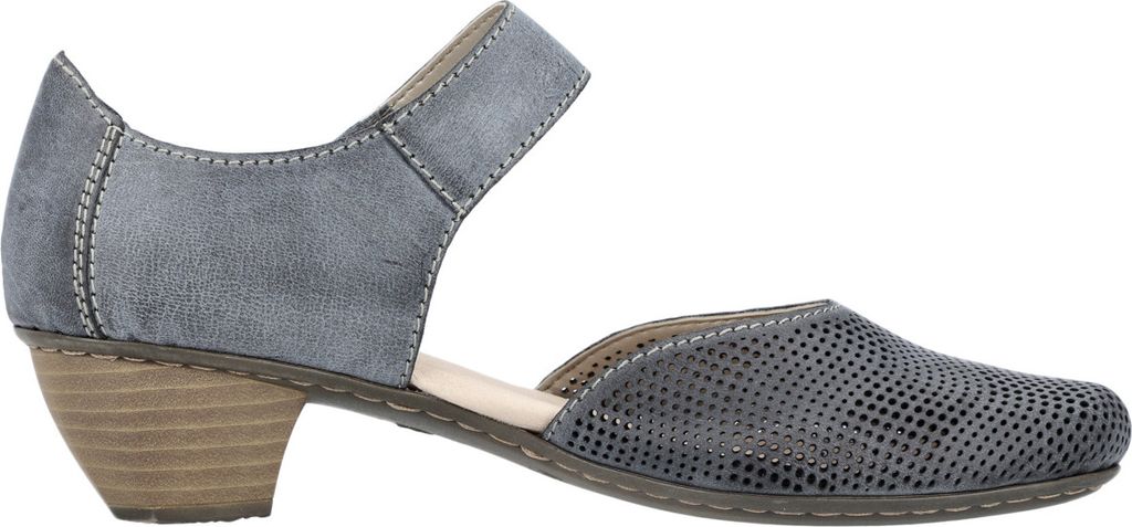 Rieker Komfort Pumps Damen 31353133353630 Blau 40 EU Produktbild 3