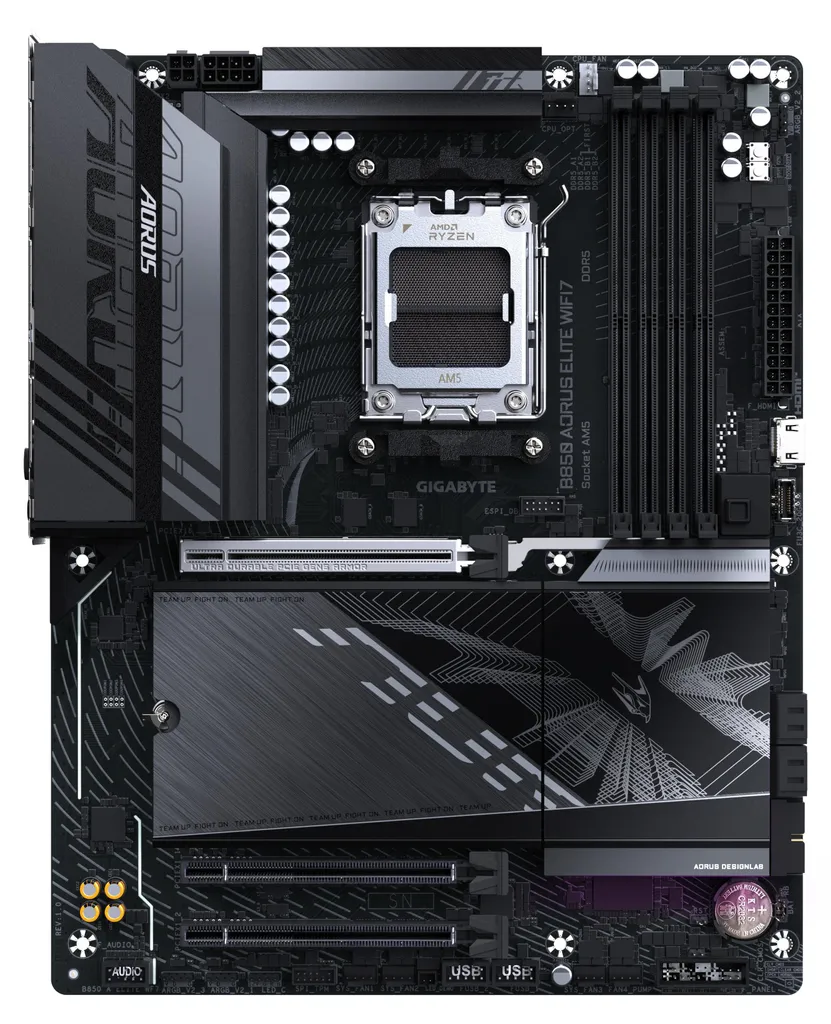 Carte Mère Wi-Fi 7 Gigabyte AORUS B850 ELITE - USB-C 3.2 et LAN 2.5G