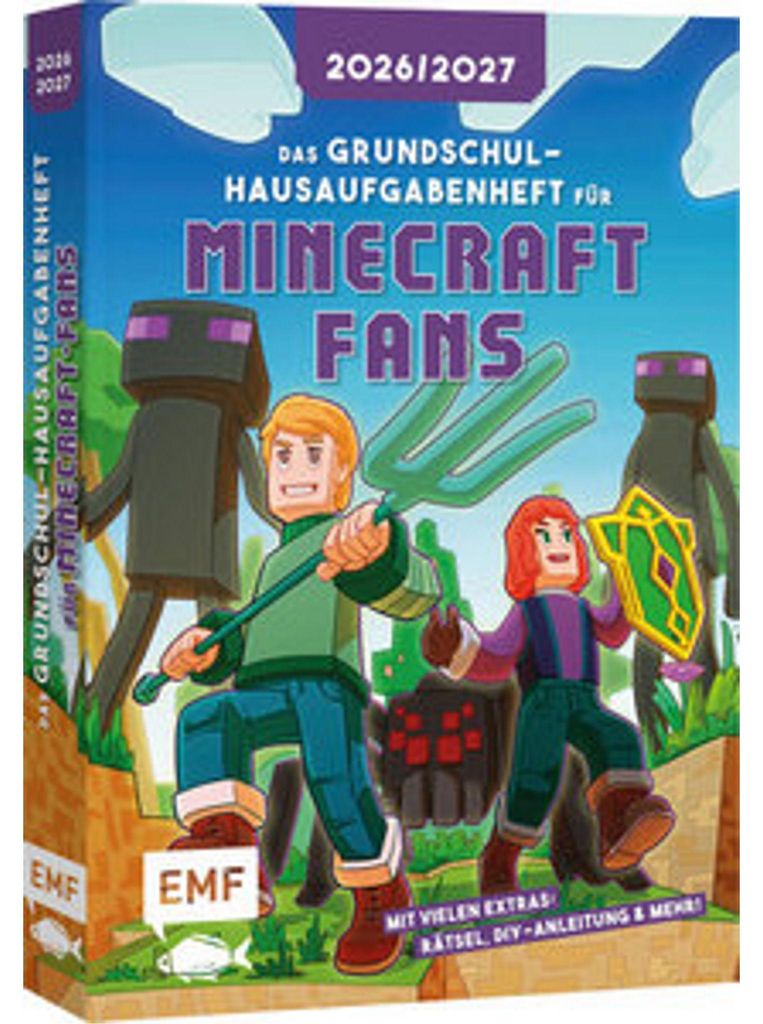 Das Grundschul-Hausaufgabenheft für Minecraft-Fans Produktbild 