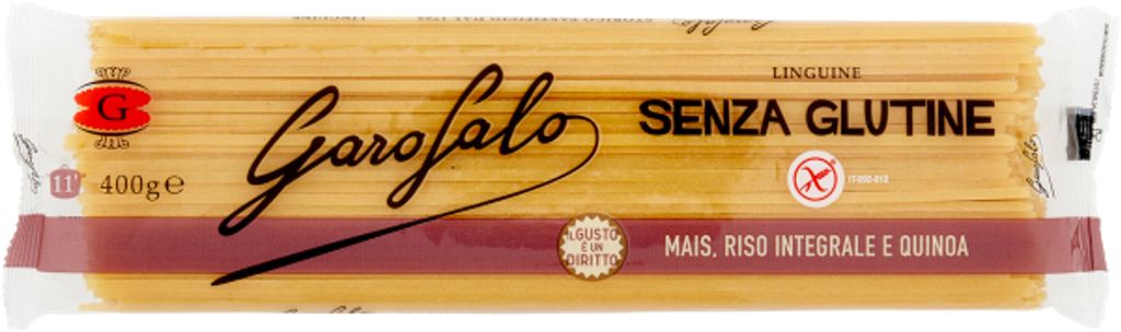 Linguine sans gluten, 400 g, marque Garofalo Image du produit 