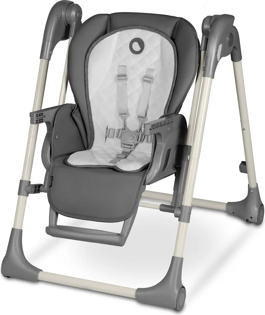 Chaise Haute Bébé Évolutive LIONELO Laurice Grise Réglable et Inclinable - 7