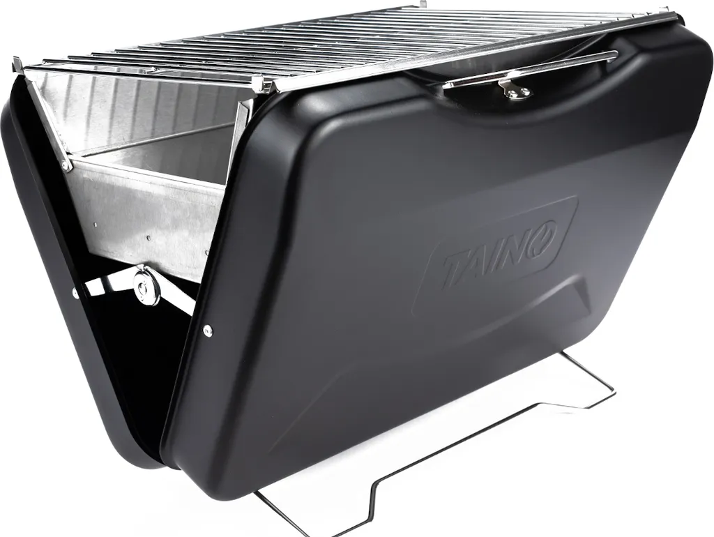 Barbecue au Charbon de Bois Pliable et Mobile TAINO MOX Noir Ultra Compact