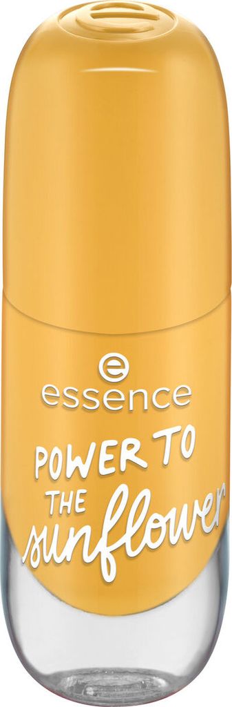 Essence gel nail colour, 8 ml, Gelb, POWER TO THE sunflower, Färbung, Glanz, Flasche