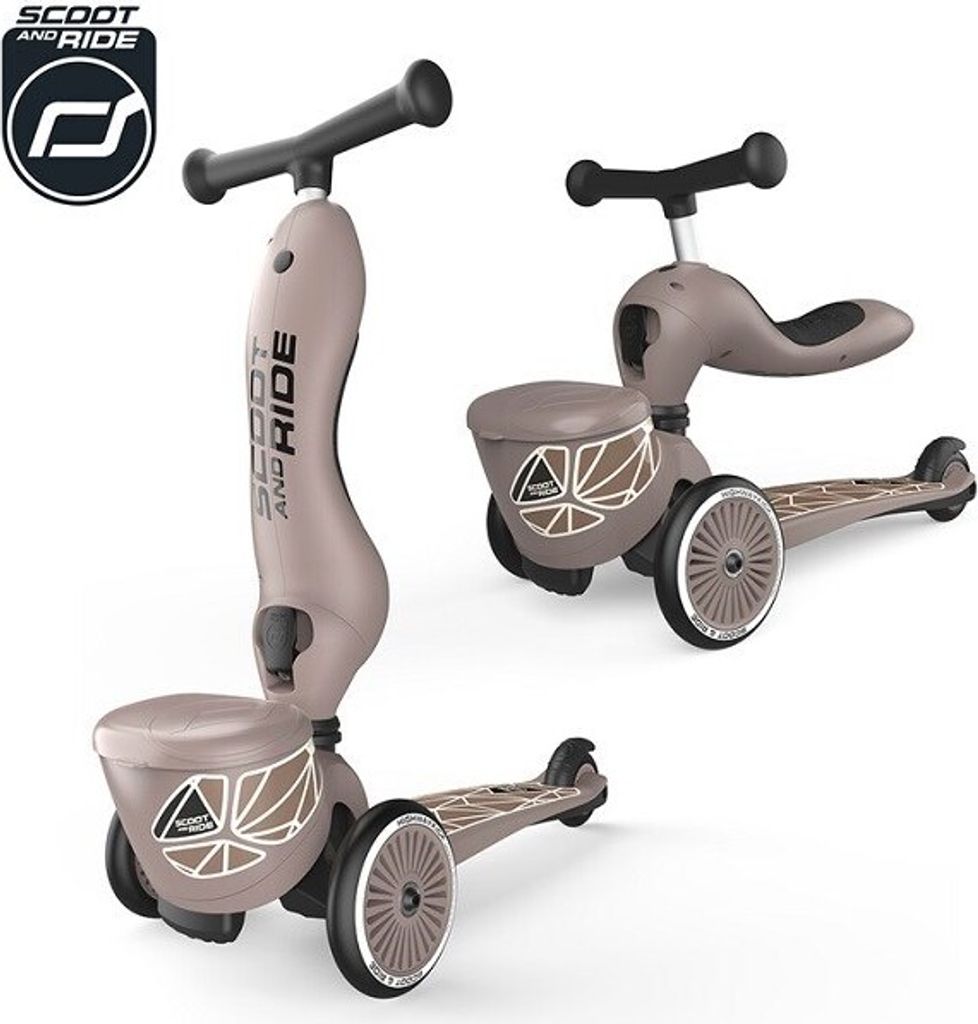 Scoot & Ride Highwaykick One Lifestyle Brown Lines Produktbild 