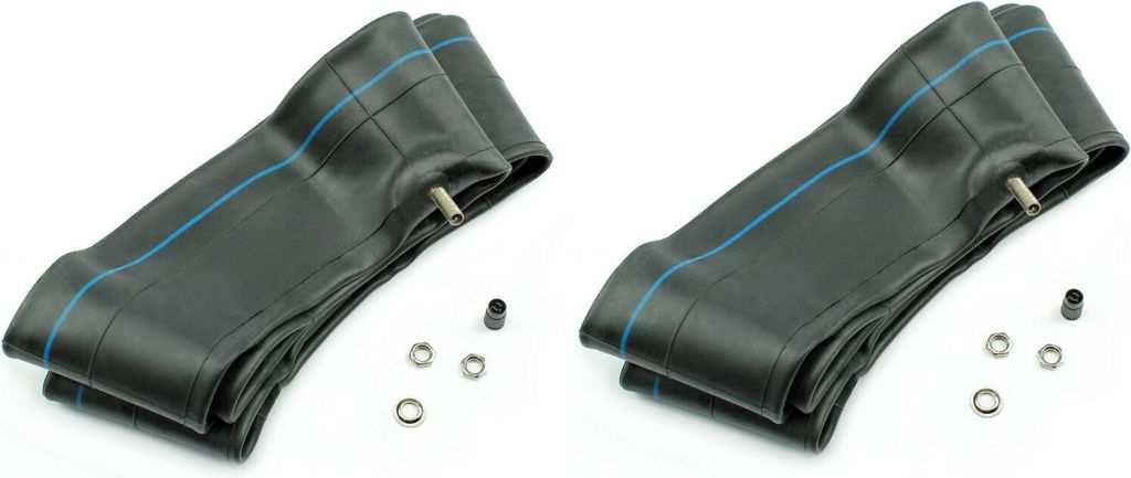 2x Schlauch 2,25 x 16 Zoll Vee Rubber TR4 Ventil gerade für Simson SL1 DDR-Mopedanhänger, Mofa
