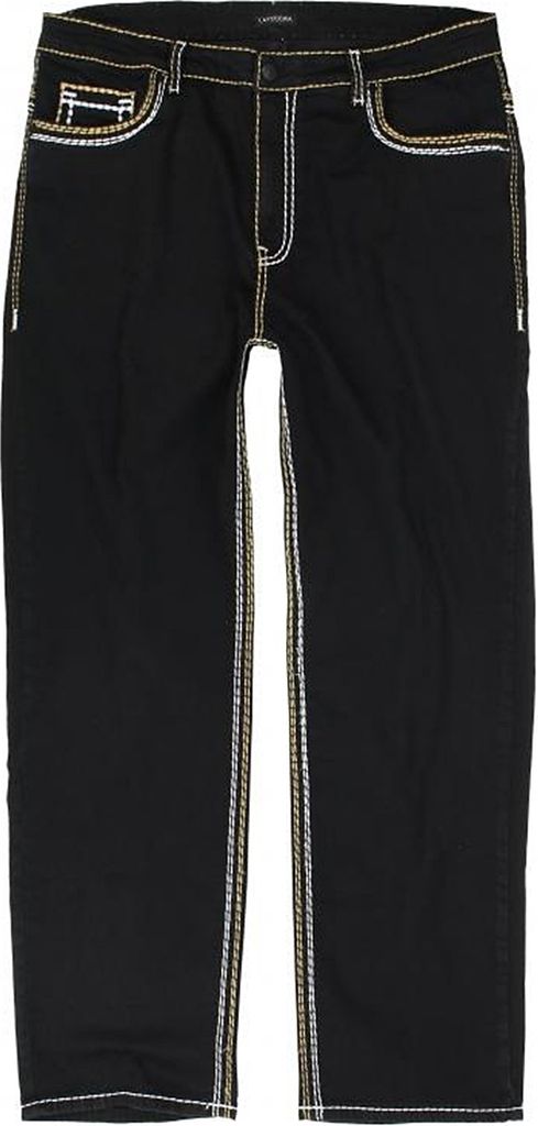 Übergrössen Jeans LAVECCHIA Comfort Fit LV-503 stoneblack W50/L32