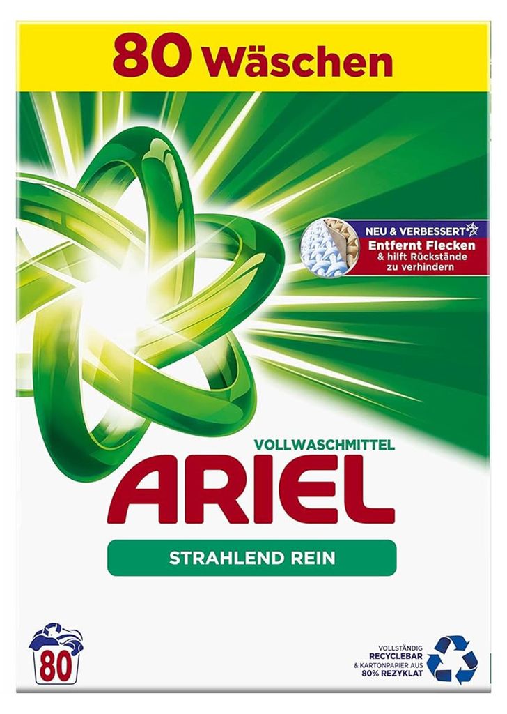 Univerzální prací prášek Ariel 5,2 kg 80 praní Obrázek produktu 