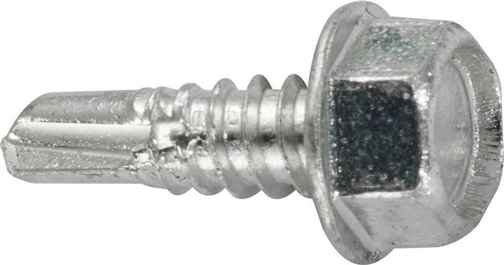 5 Boxen S 6 Einheiten. Sechskant-Schrauben mit Gewinde Autot. 6,3x32mm Fadix