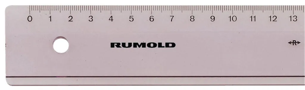Règle de bureau technique Rumold FL 41 de 40 cm graduation de précision